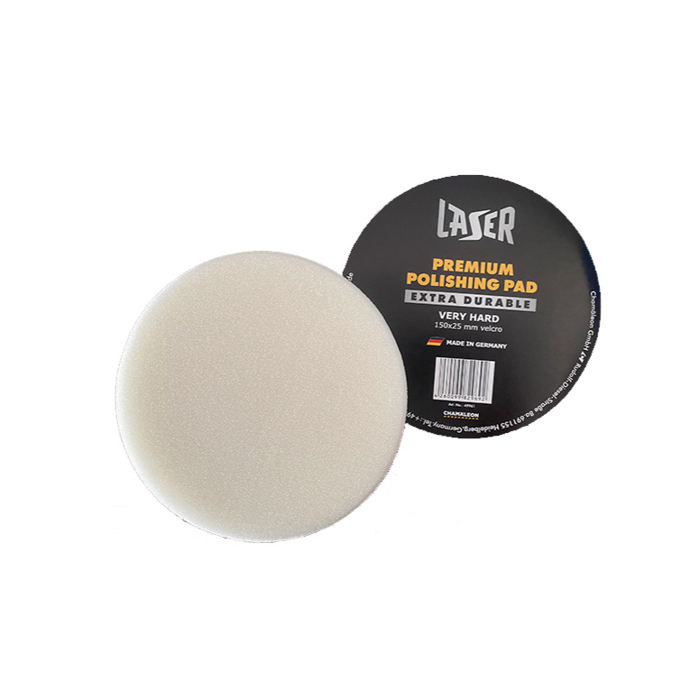 Bonete de esponja 6" premium Ultra duro - Blanco