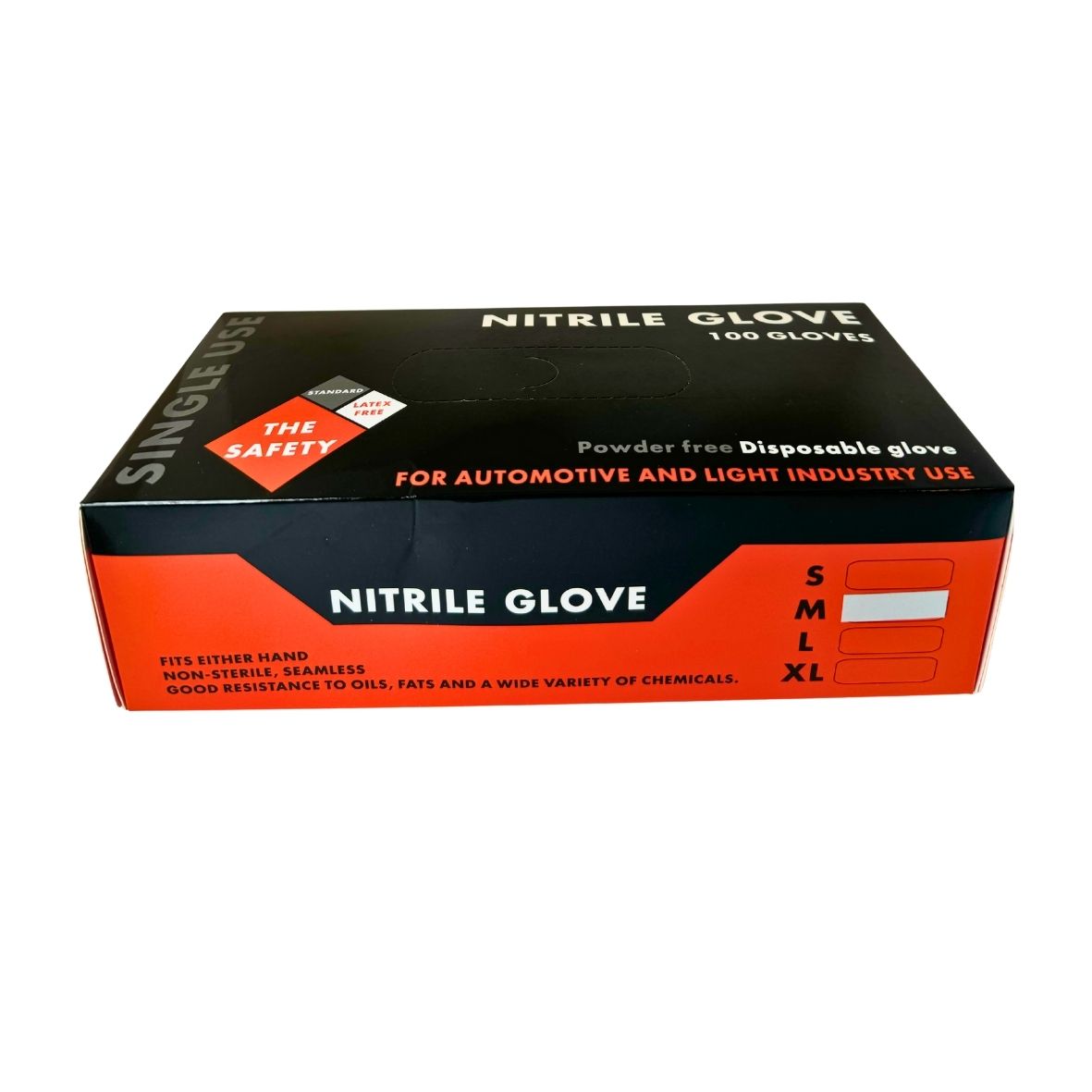 Caja guantes nitrilo Classic Negro 100 Und Talla L