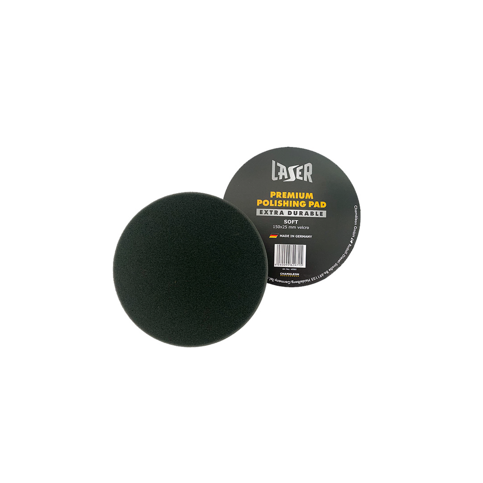 Bonete de esponja 6" premium Suave - Negro